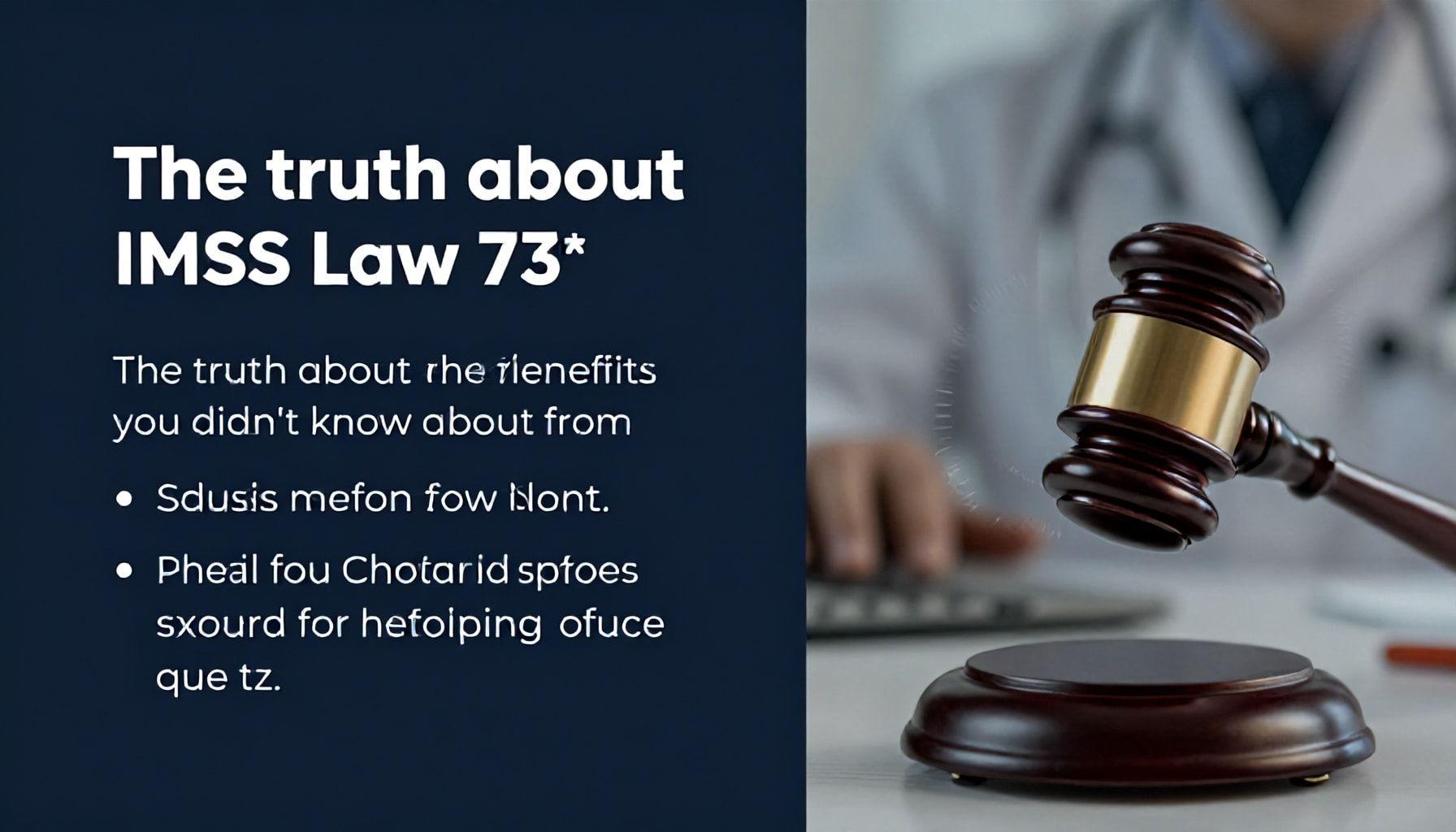 La verdad sobre los beneficios que no conocías de la Ley 73 del IMSS*