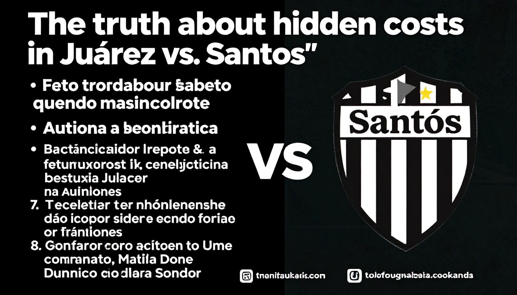 La verdad sobre los costos ocultos en Juárez vs. Santos*