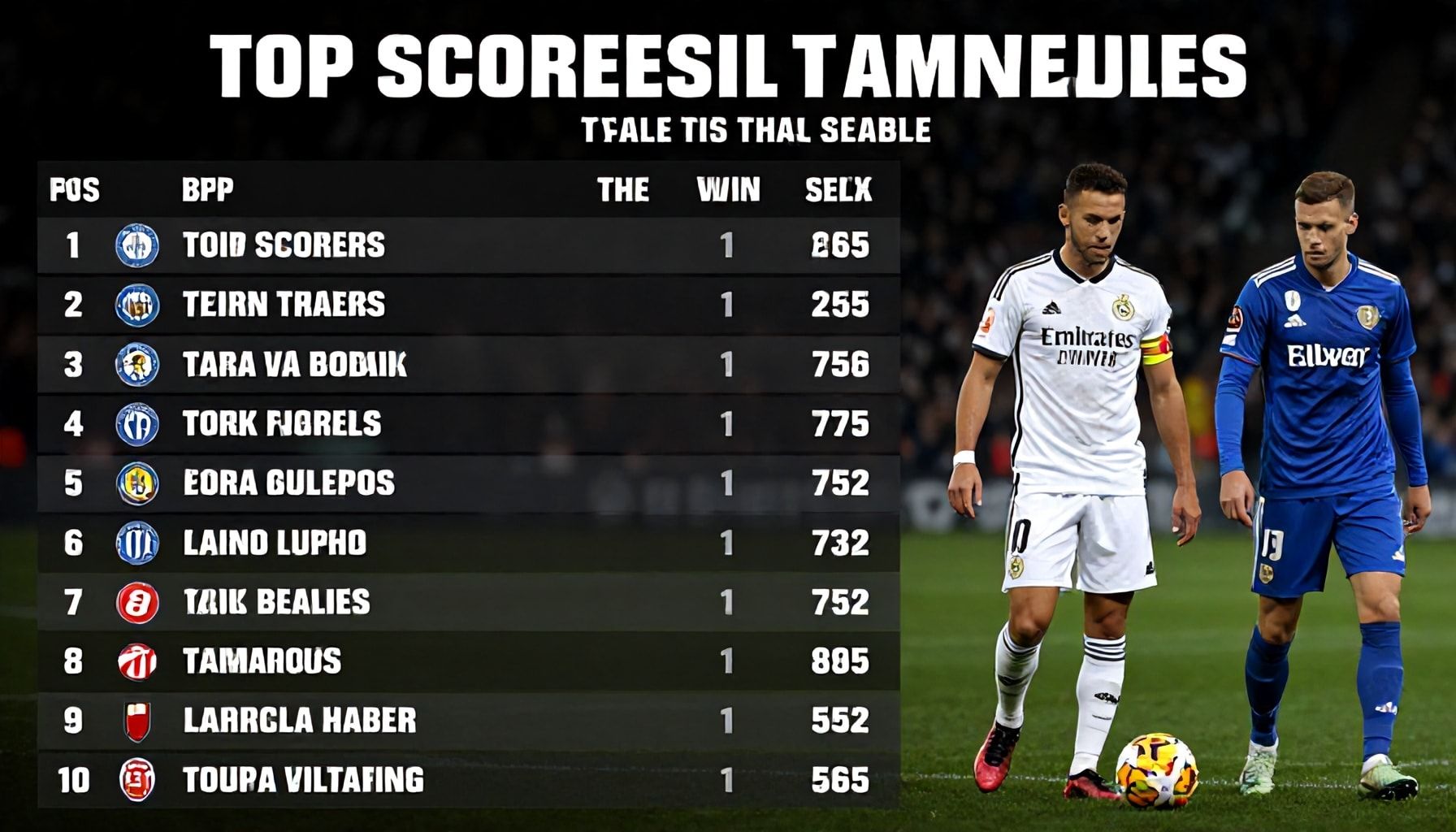 La verdad sobre los jugadores que dominan el tablero de goleadores esta temporada*