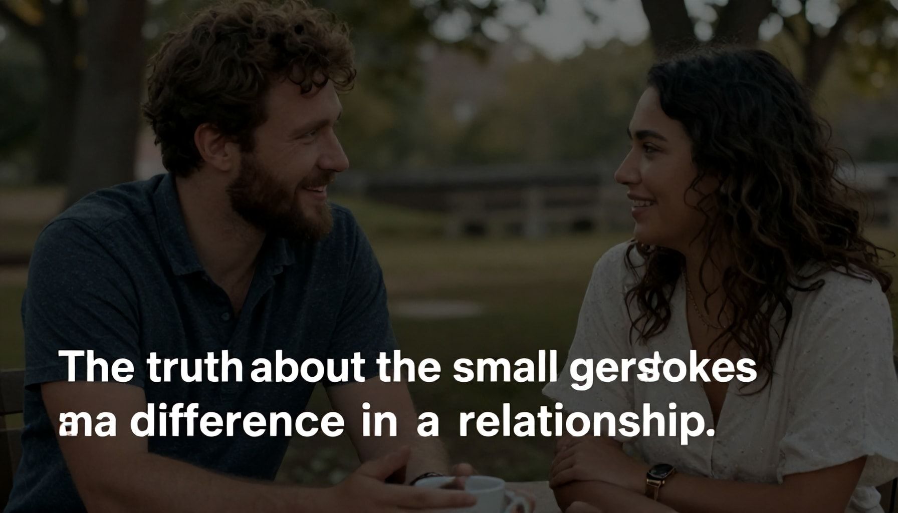 La verdad sobre los pequeños gestos que hacen la diferencia en una relación*