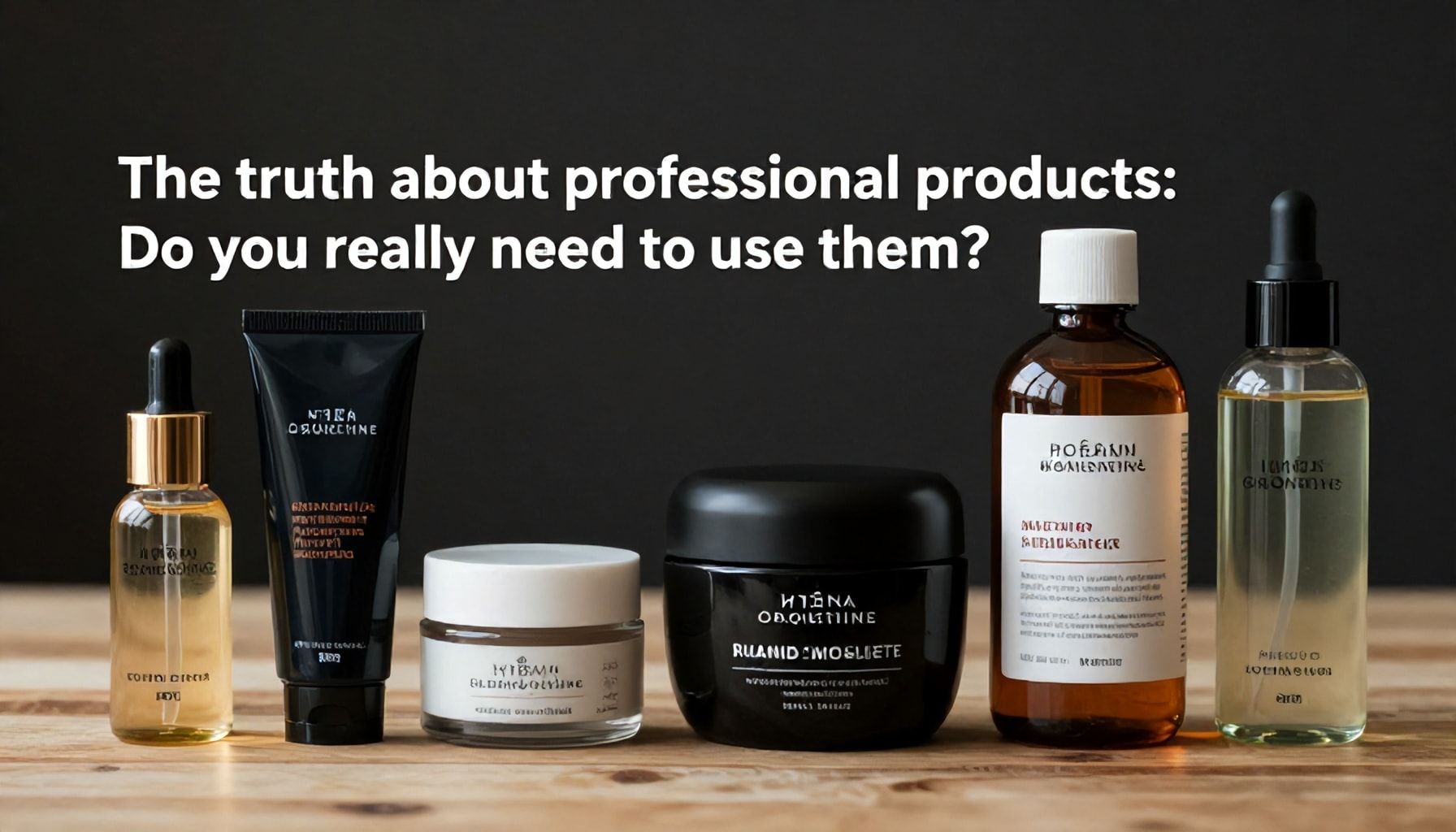 La verdad sobre los productos profesionales: ¿realmente necesitas usarlos?*