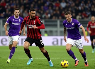 Clásico italiano: Milan vs Fiorentina, emociones y puntos en juego