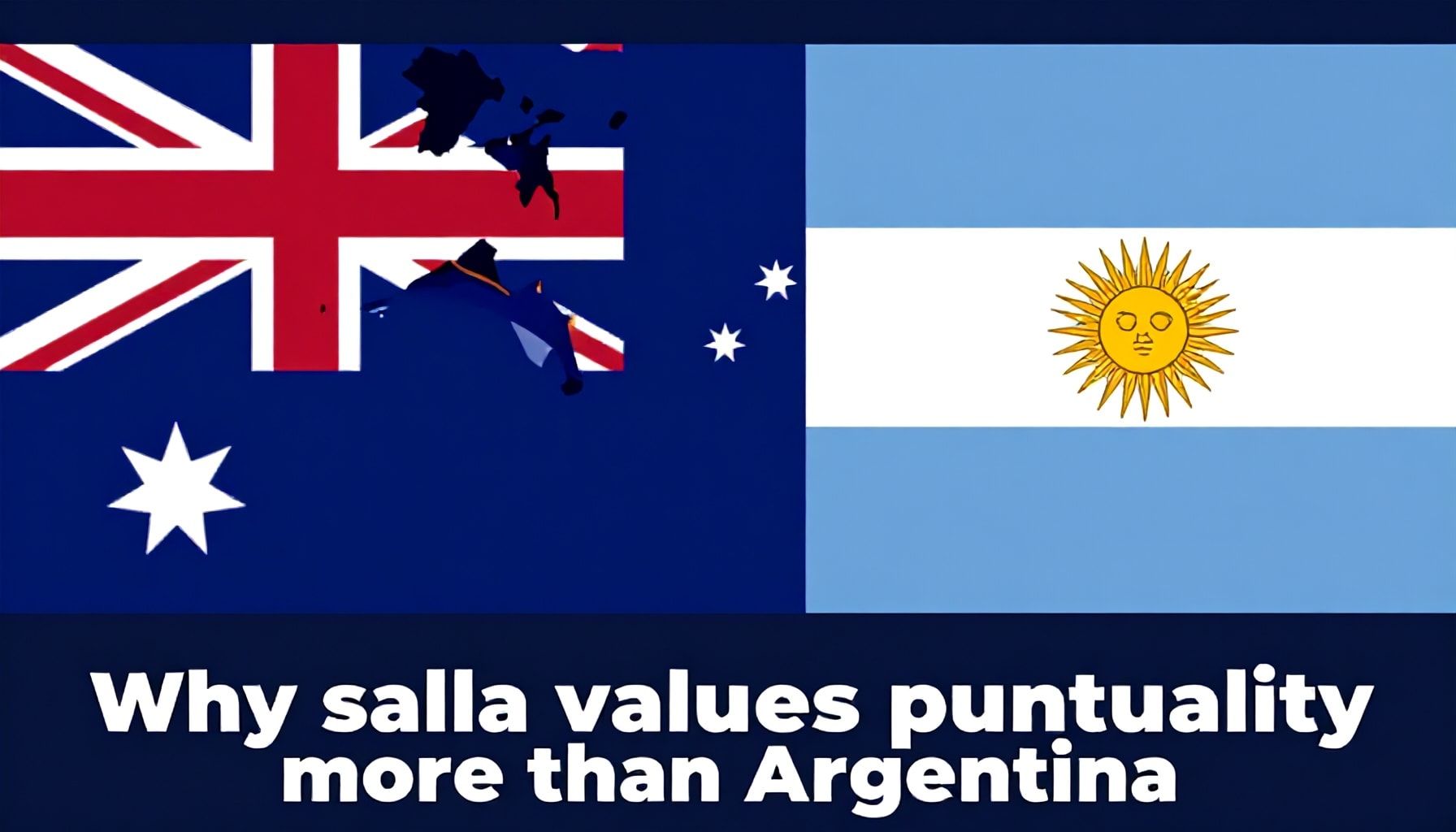 Por qué Australia valora más la puntualidad que Argentina*