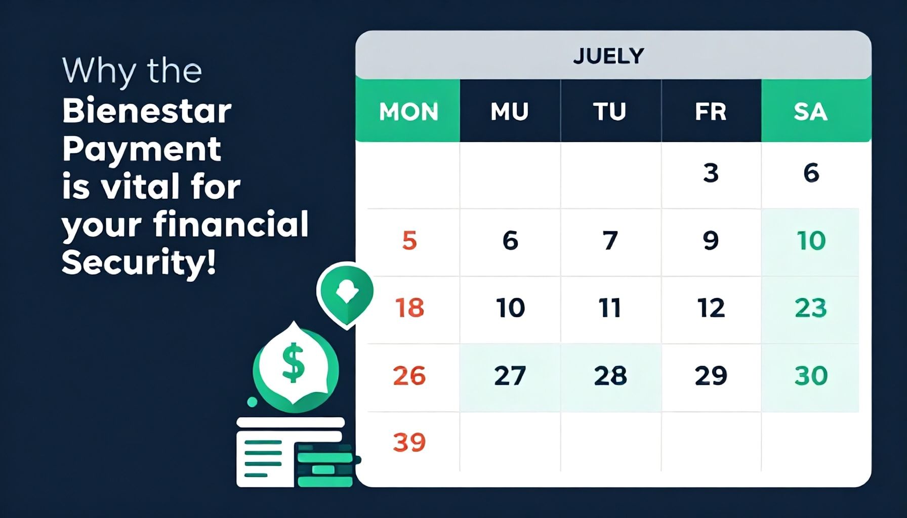 Por qué el calendario de pagos Bienestar es vital para tu seguridad financiera*