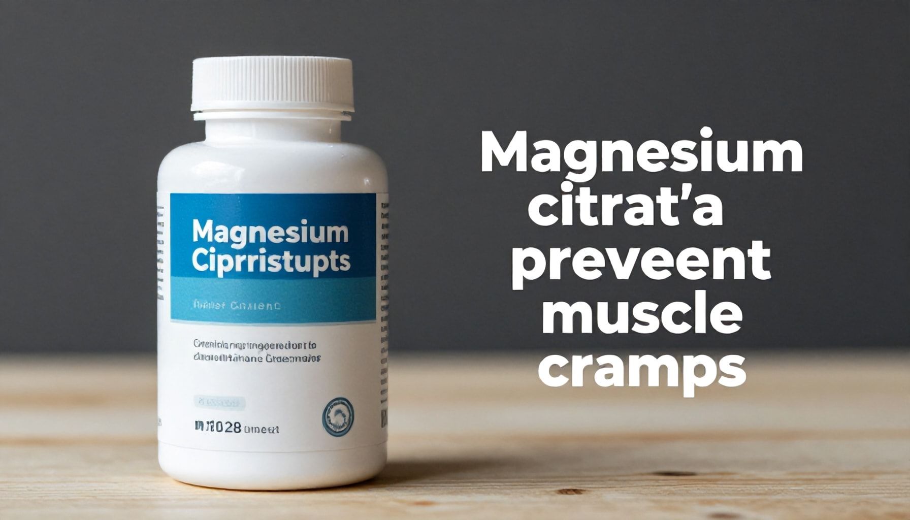 Por qué el citrato de magnesio es clave para evitar calambres musculares*