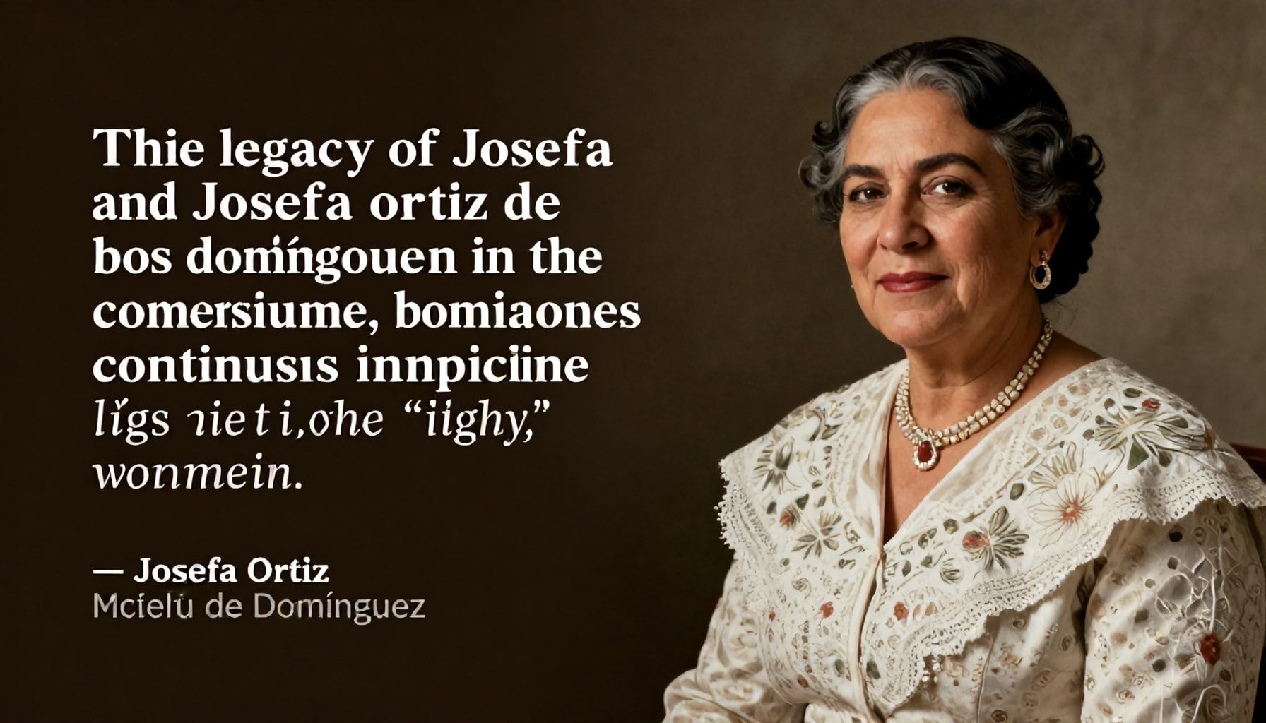 Por qué el legado de Josefa Ortiz de Domínguez sigue inspirando a las mujeres hoy*