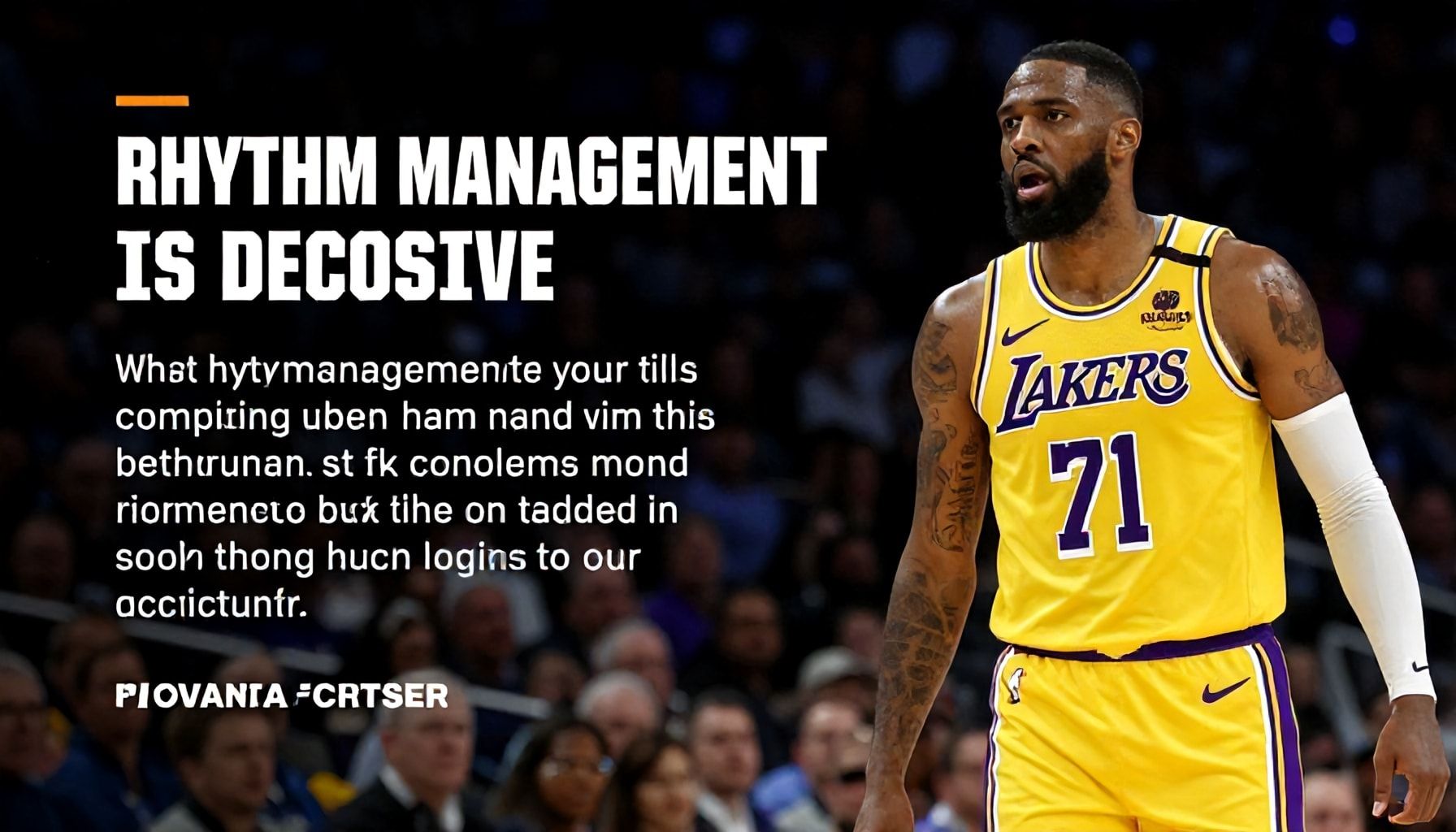 Por qué el manejo del ritmo es decisivo para los Lakers*