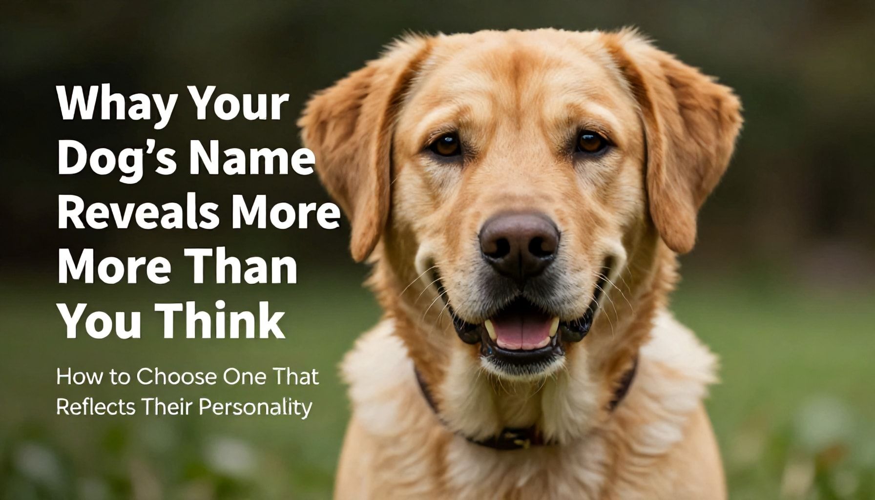 Por qué el nombre de tu perro dice más de lo que crees (y cómo elegir uno que refleje su personalidad)*