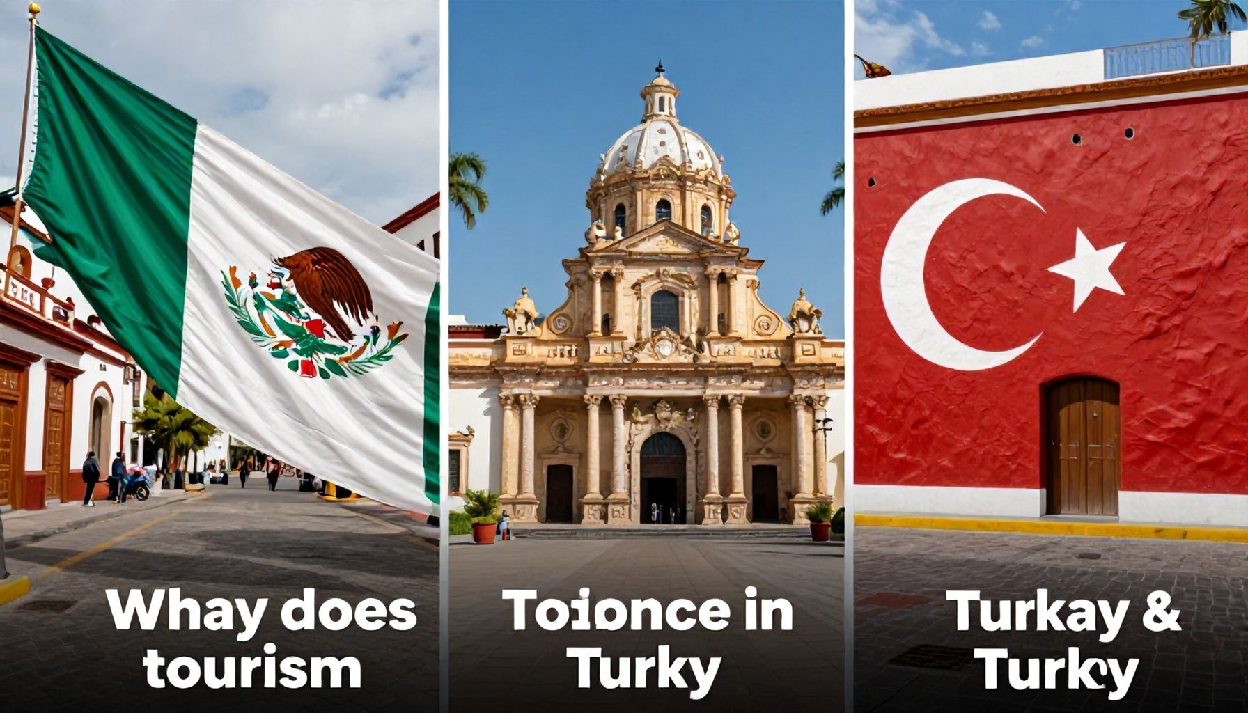 ¿Por qué el turismo en México y Turquía atrae a viajeros tan diferentes?*