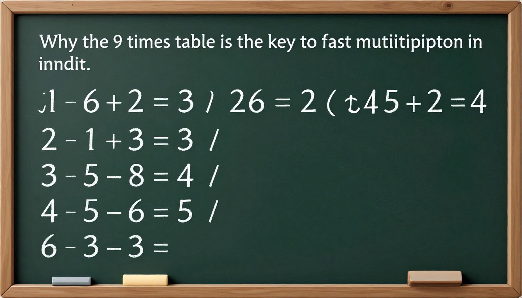 Por qué la tabla del 9 es la clave para multiplicar rápido en matemáticas*