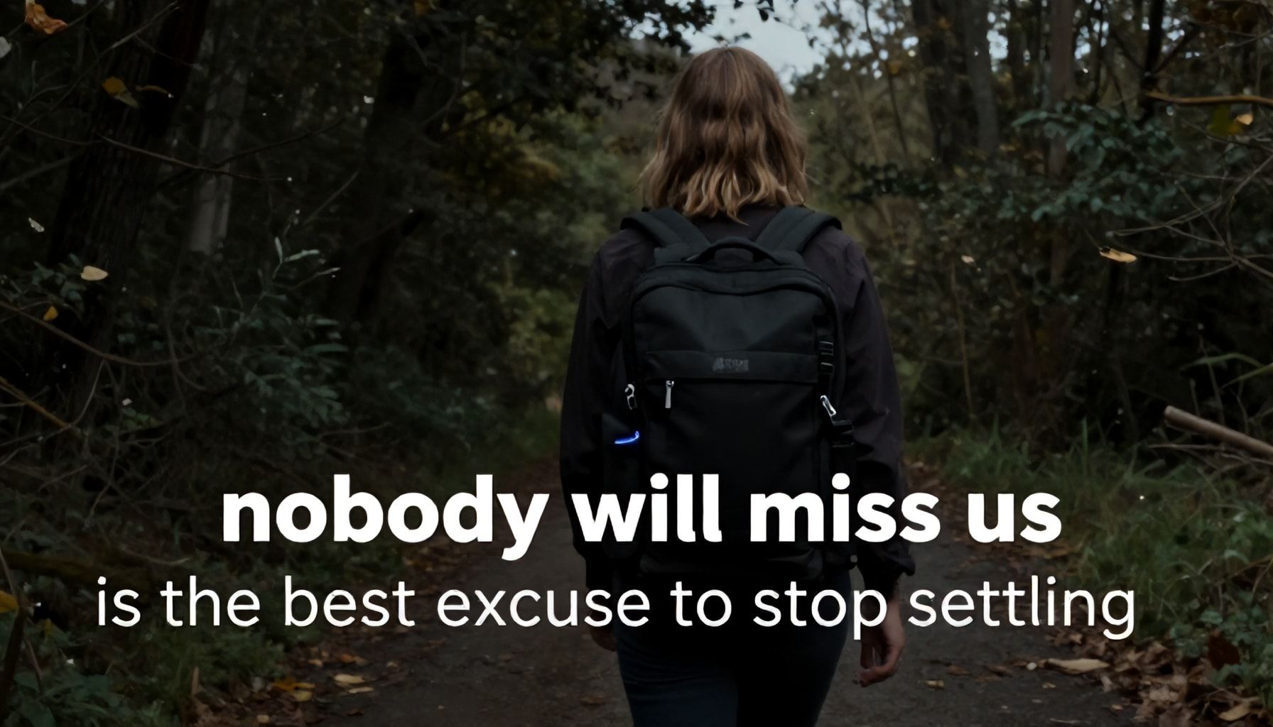 Por qué 'nadie nos va a extrañar' es la mejor excusa para dejar de conformarte*