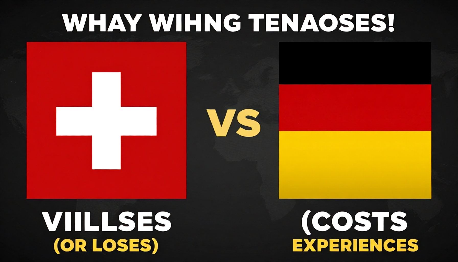 Por qué Suiza gana (o pierde) frente a Alemania en costes y experiencias*