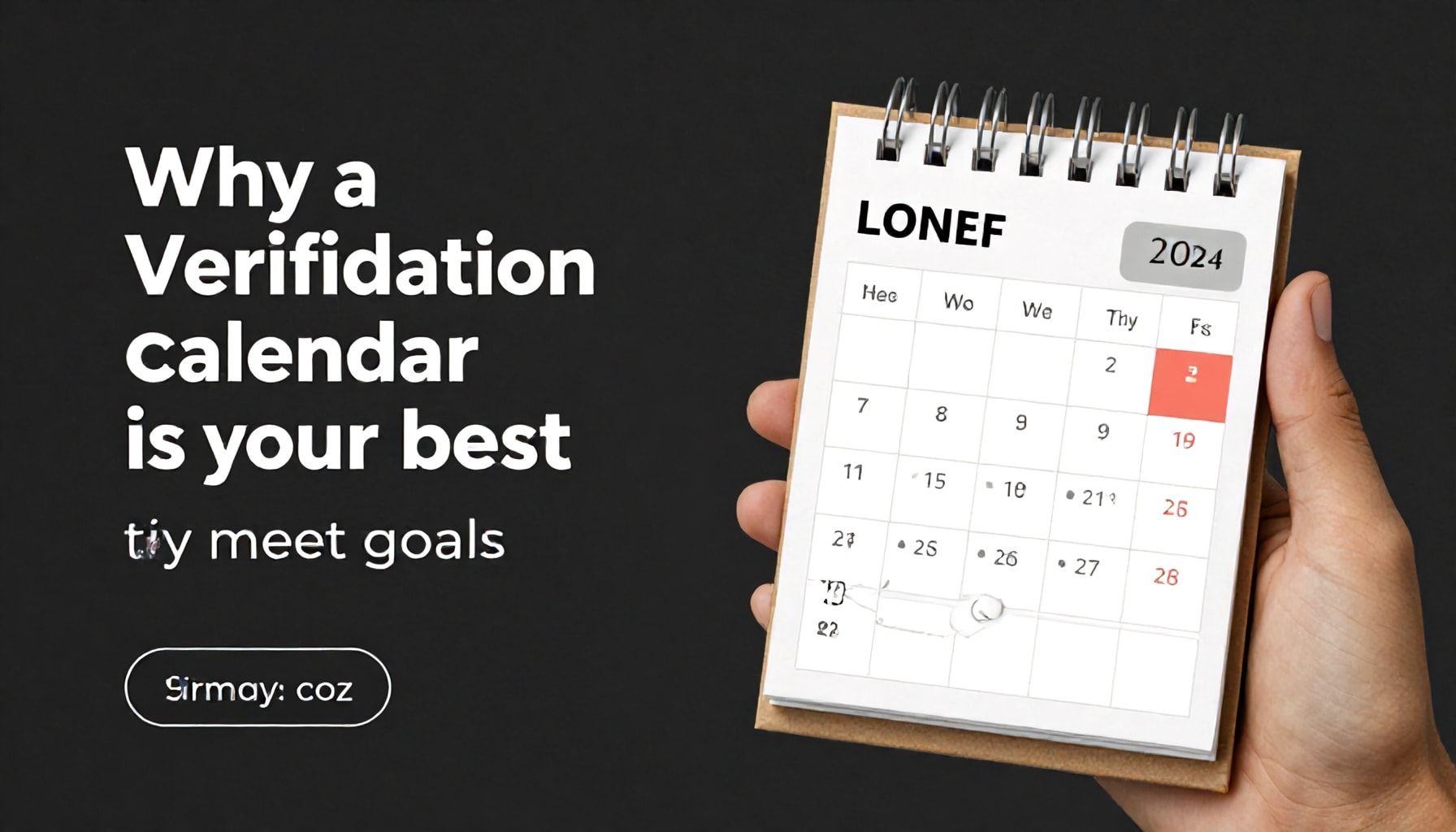 Por qué un calendario de verificación es tu mejor aliado para cumplir metas*