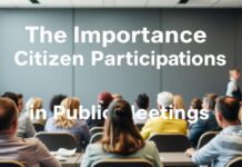 La Importancia de la Participación Ciudadana en las Reuniones Públicas The Importance of Citizen Participation in Public Meetings