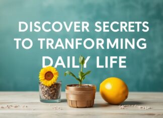 Descubre los secretos para transformar tu vida diaria con pequeños cambios Discover the secrets to transforming your daily life with small changes.