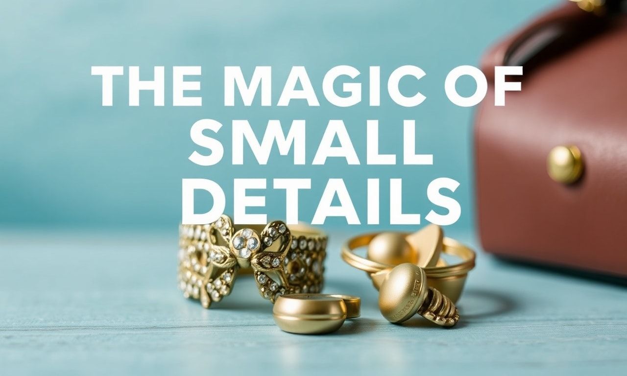 La Magia de los Pequeños Detalles: Cómo los Accesorios Pueden Transformar tu Estilo